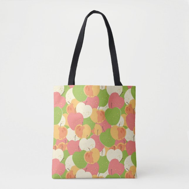 Ornament With Apples Tote Bag (Front)