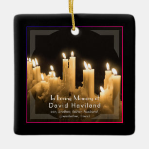 Ornament with Candles Bereavement - HAMbyWG