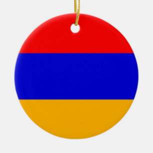 Ornament with flag of Armenia