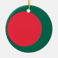 Ornament with flag of Bangladesh