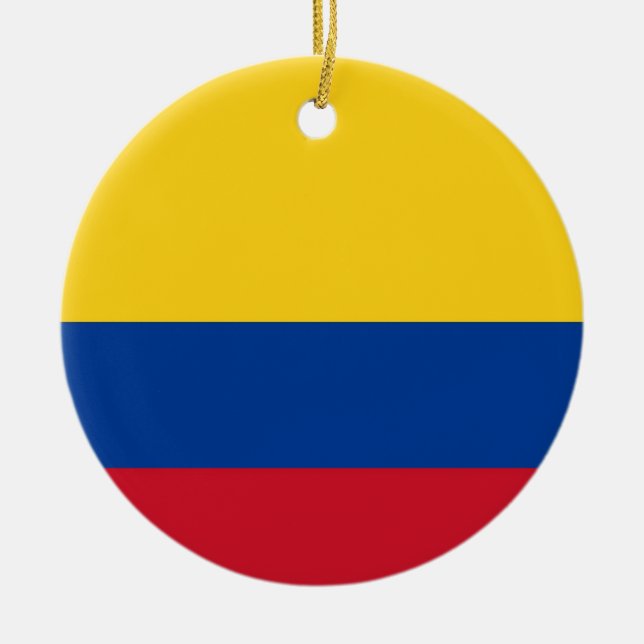 Ornament with flag of Colombia (Front)