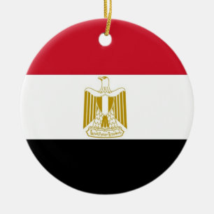 Ornament with flag of Egypt
