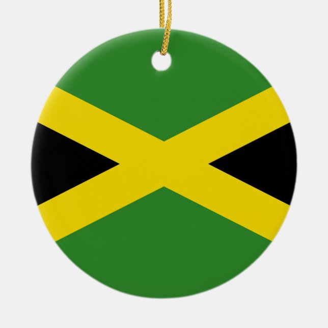 Ornament with flag of Jamaica (Front)