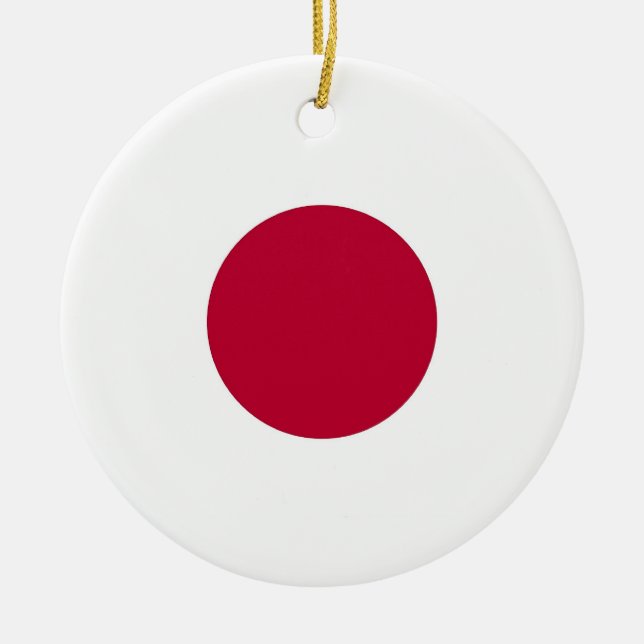 Ornament with flag of Japan (Front)