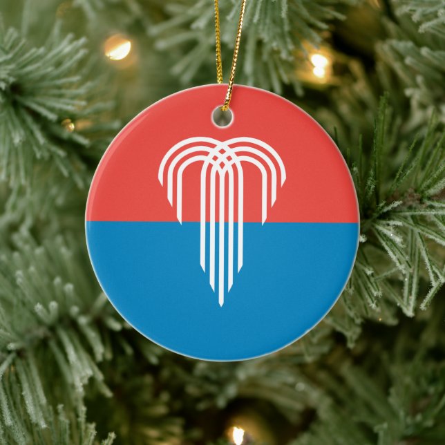 Ornament with flag of Kansas  City, Missouri (Tree)