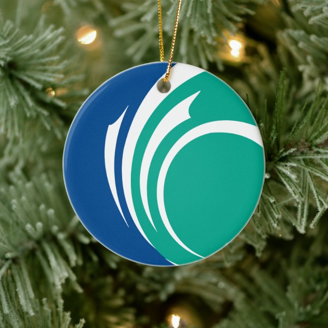 Ornament with flag of Ottawa, Canada (Tree)