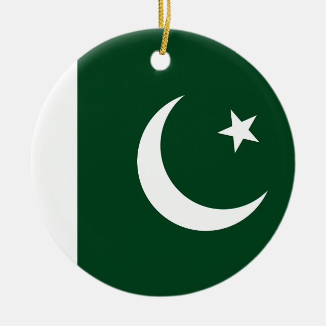 Ornament with flag of Pakistan (Front)