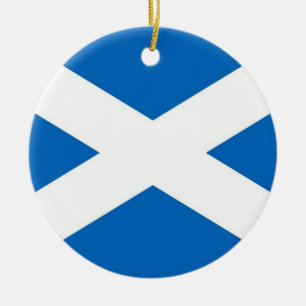 Ornament with flag of Scotland