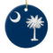 Ornament with flag of South Carolina
