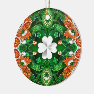 Ornament with Ireland Colours Design