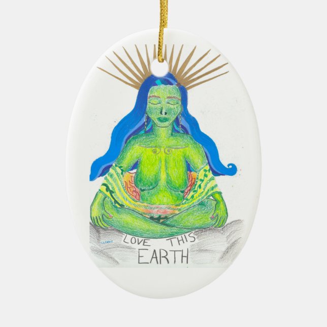 Ornament with Mother Earth. (Front)