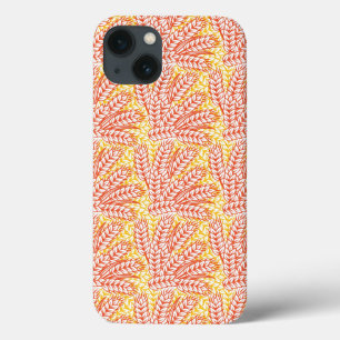 Ornament with wheat ears iPhone 13 case