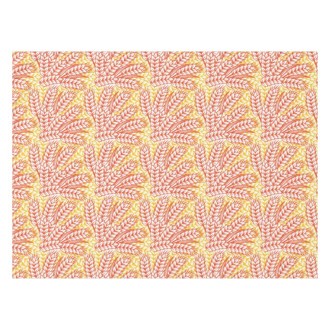 Ornament with wheat ears tablecloth (Front (Horizontal))