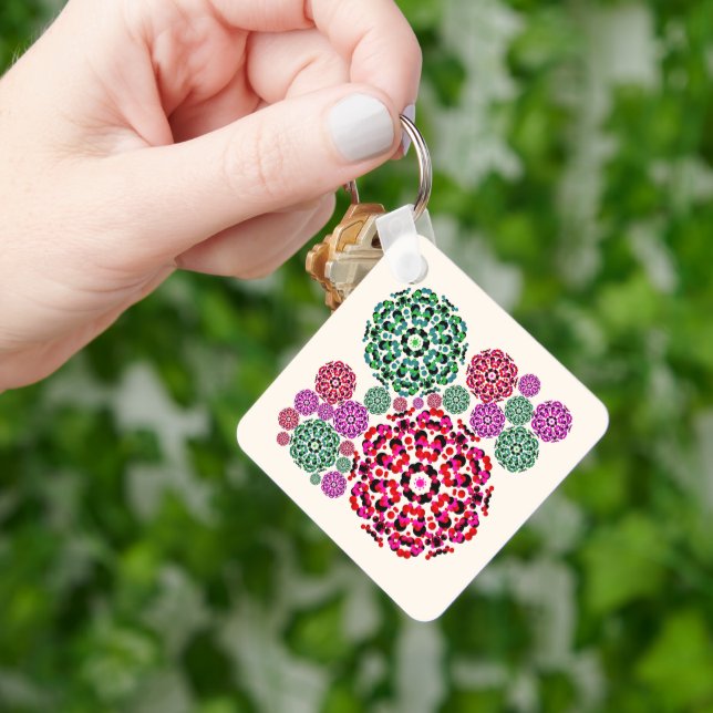 Ornamental artwork key ring (Hand)