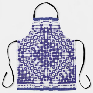 Ornamental azulejo portugal tiles decor. Fashionab Apron