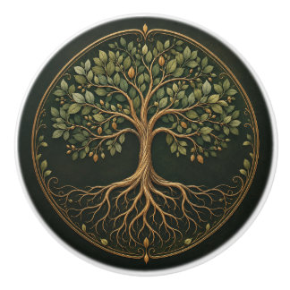 Ornamental Botanical Tree, Tree of Life, Knob