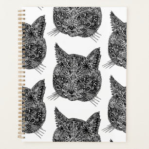 Ornamental Cat Head Planner