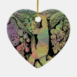 Ornamental Cherub Ceramic Ornament