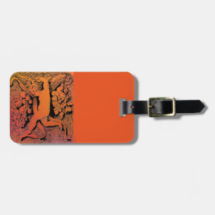 Ornamental Cherub Luggage Tag