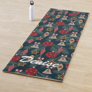 Ornamental Christmas Decoration  Yoga Mat