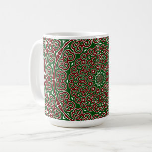 Ornamental Christmas Mandala Coffee Mug