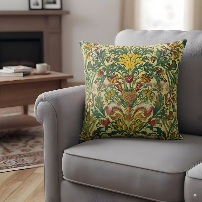 Ornamental design inspired by William Morris Cushion (Creator Uploaded)
