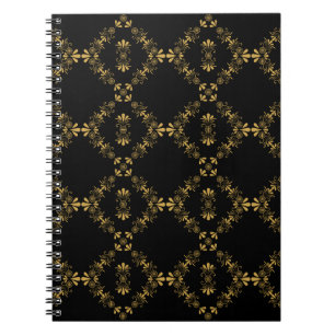 Ornamental Diamond Pattern Notebook