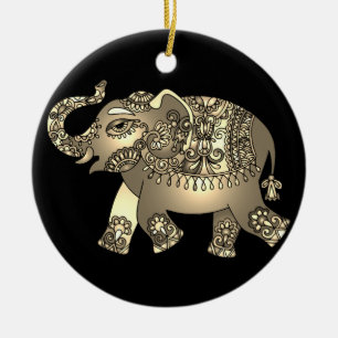 ornamental elephant ornament