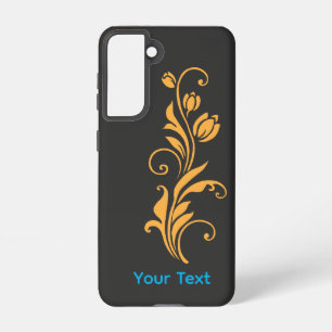 Ornamental Floral Flower Design  Samsung Galaxy Case