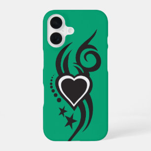 Ornamental Floral Heart Tattoo  iPhone 16 Case