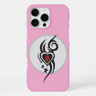 Ornamental Floral Heart Tattoo  iPhone 16 Pro Max Case