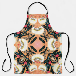 Ornamental Floral Paisley Bandanna Design Apron