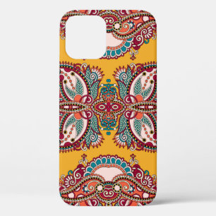 Ornamental Floral Paisley: Traditional Bandanna iPhone 12 Case