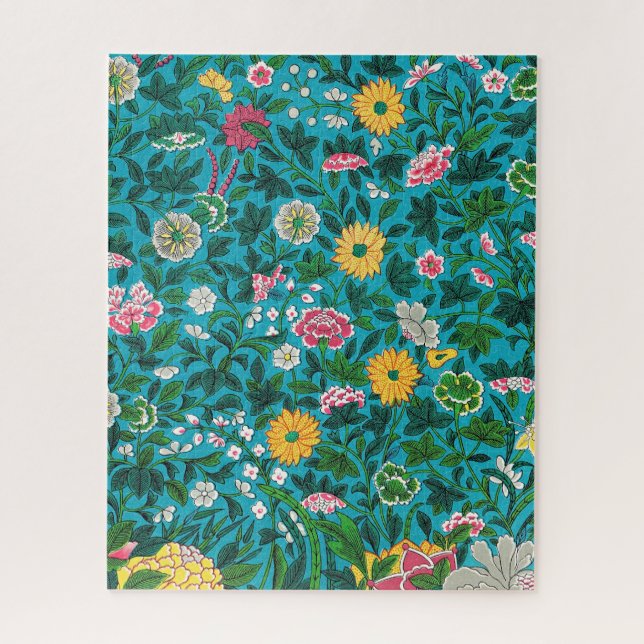 Ornamental Floral Pattern Jigsaw Puzzle (Vertical)