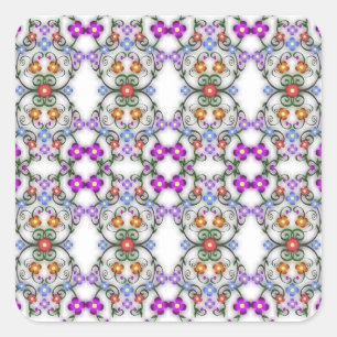 ornamental flowers stickers