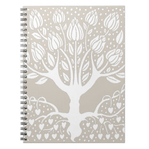 Ornamental Magnolia Tree by Aubrey Beardsley Notebook