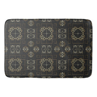 Ornamental Medallion Geometric Bath Mat