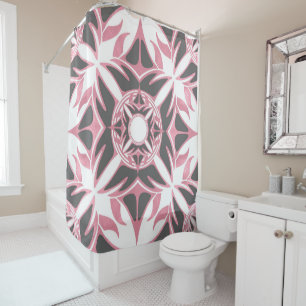Ornamental pattern, abstract, elegant design shower curtain