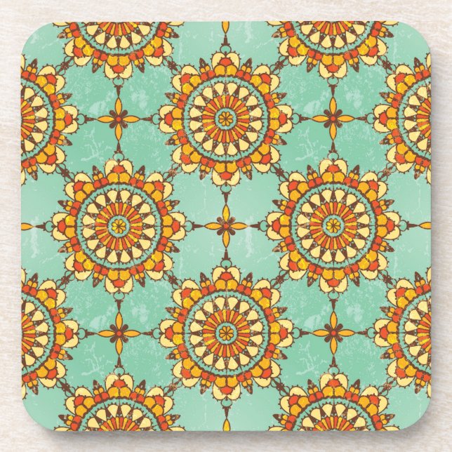 Ornamental pattern coaster (Front)