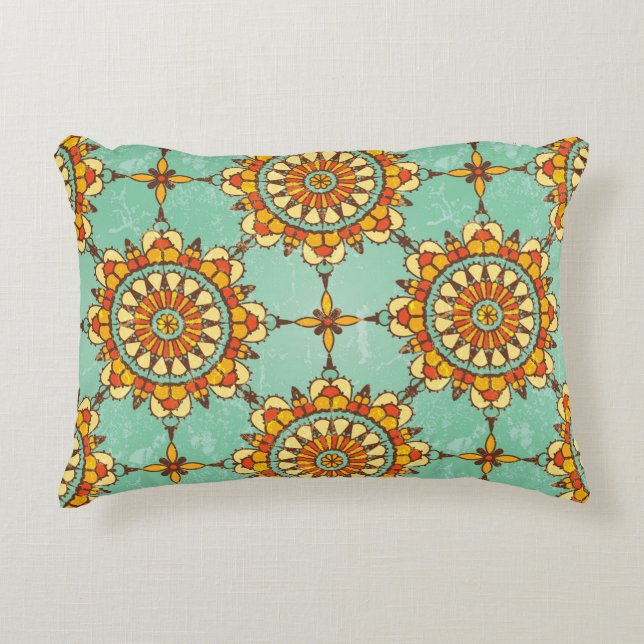 Ornamental pattern decorative cushion (Front)