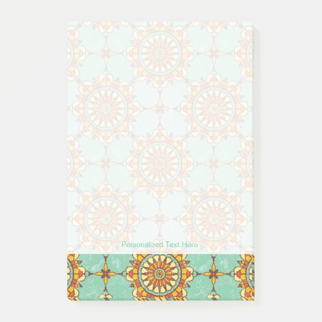 Ornamental pattern post-it notes (Front)