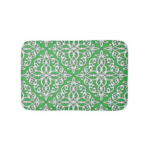 Ornamental pattern, seamless ethnic design. bath mat