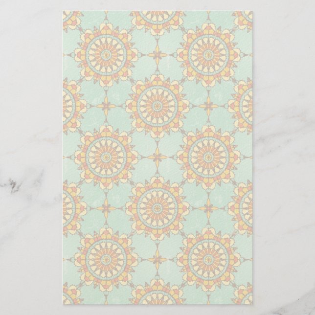 Ornamental pattern stationery (Front)