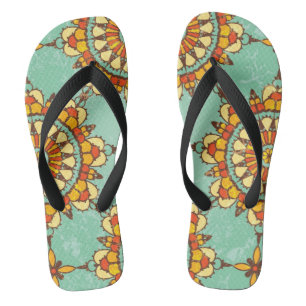 Ornamental pattern thongs
