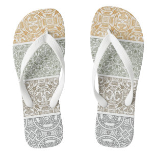 Ornamental pattern thongs