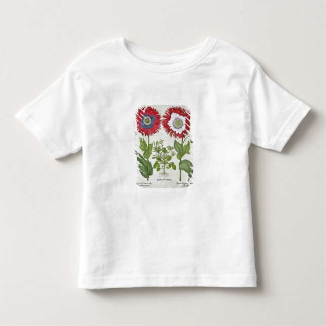 Ornamental Poppies, from the 'Hortus Eystettensis' Toddler T-Shirt (Front)