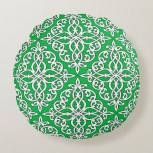 Ornamental seamless pattern.  round cushion