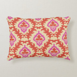 Ornamental seamless pattern with traditional Centr Decorative Cushion