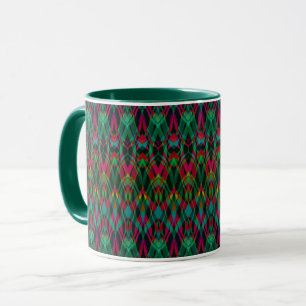 Ornamental style geometric moroccan kaliedoscope m mug
