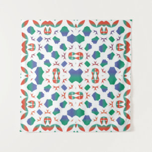 Ornamental talavera mexico tiles decor. Modern des Tapestry